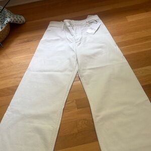 Brand new zara marine white jeans